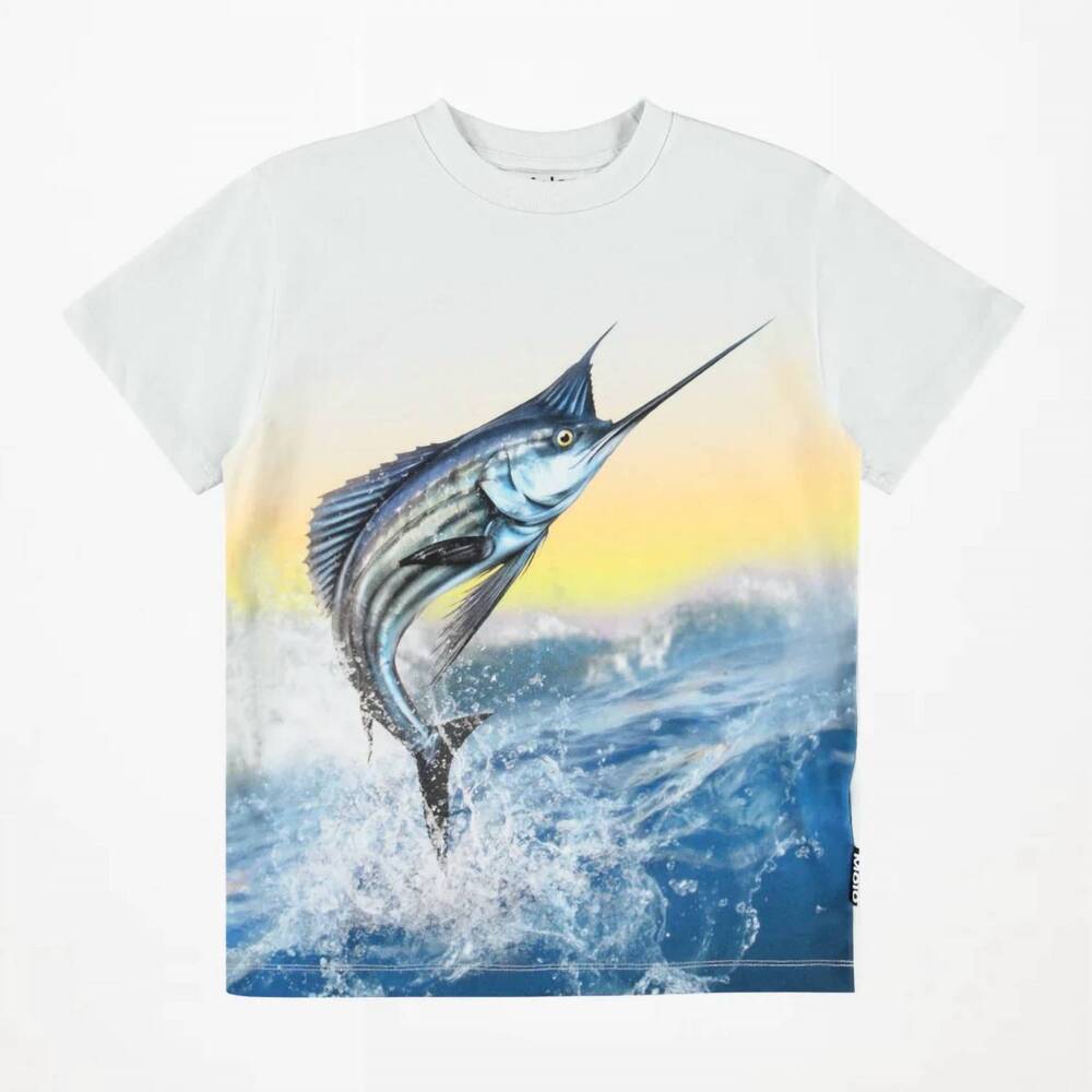 NEW MOLO boys roxo tee in sailfish